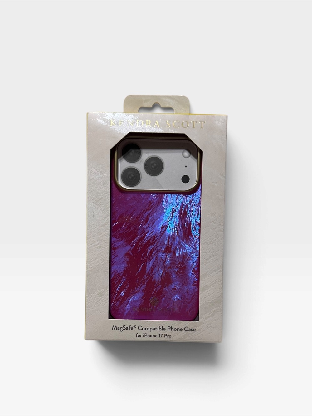 Kendra Scott Iridescent MagSafe Phone Case in Purple and Blue